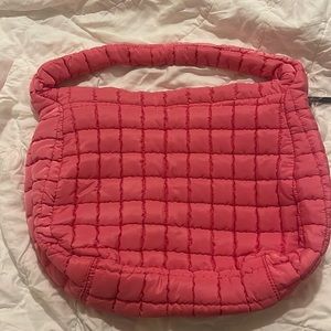 Free People Quilted Carryall Bubblegum
